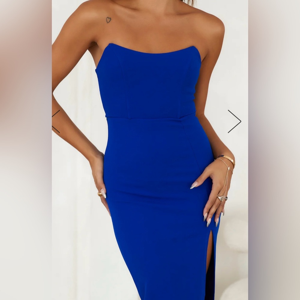 Like new hello Molly real satisfaction midi dress royal blue small
